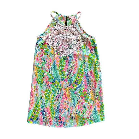 Lilly Pulitzer Pearl Shift Dress Catch The Wave Size 2 Holy Grail Unicorn - Picture 2 of 9